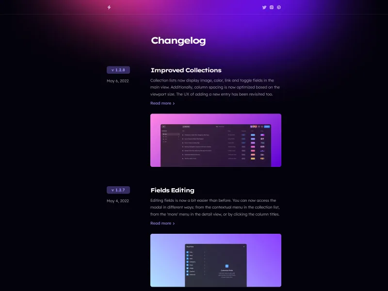 Changelog