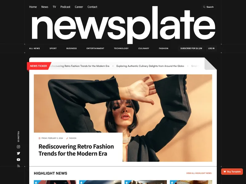 Newsplate